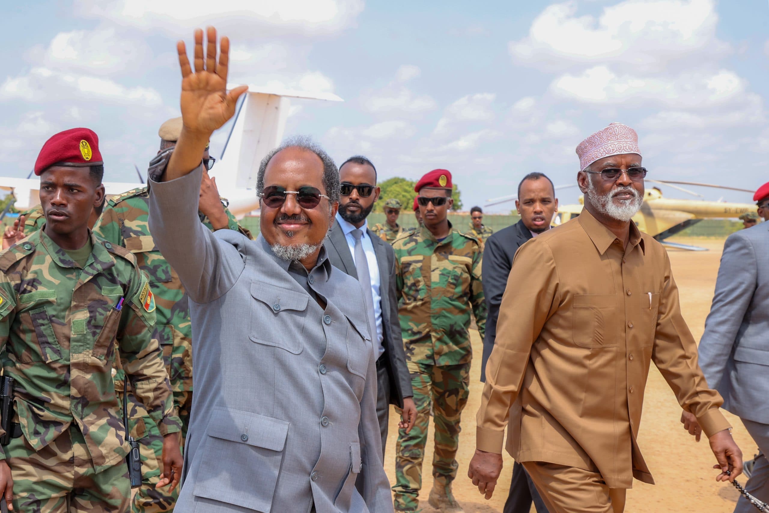 الرئيس حسن شيخ محمود يزور كسمايو لأول مرة منذ أكثر من عام لتعزيز الحوار مع جوبالاند