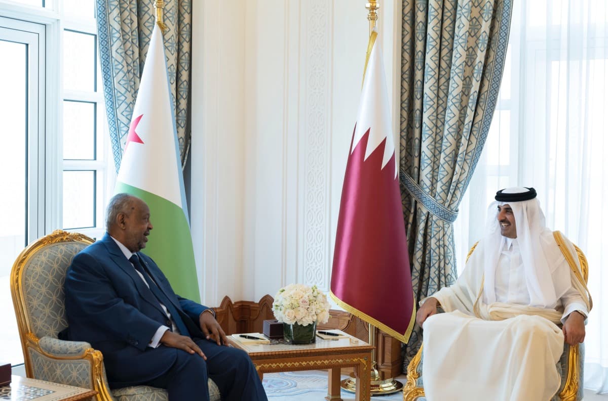 جيبوتي: الرئيس جيله يعرب عن تضامنه مع قطر عقب الضربات الإيرانية