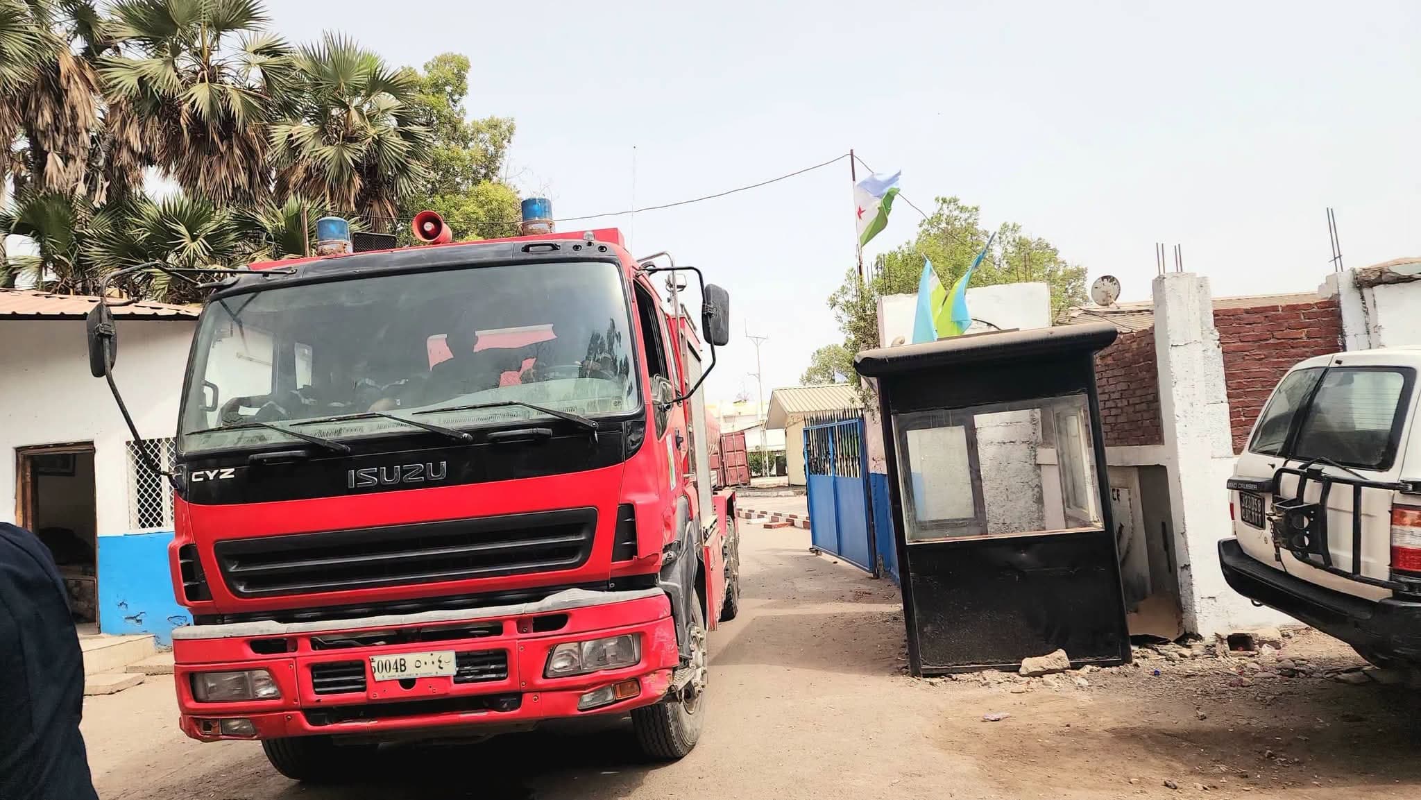 جيبوتي: إخماد حريق في مبنى إدارة المعلومات والهجرة