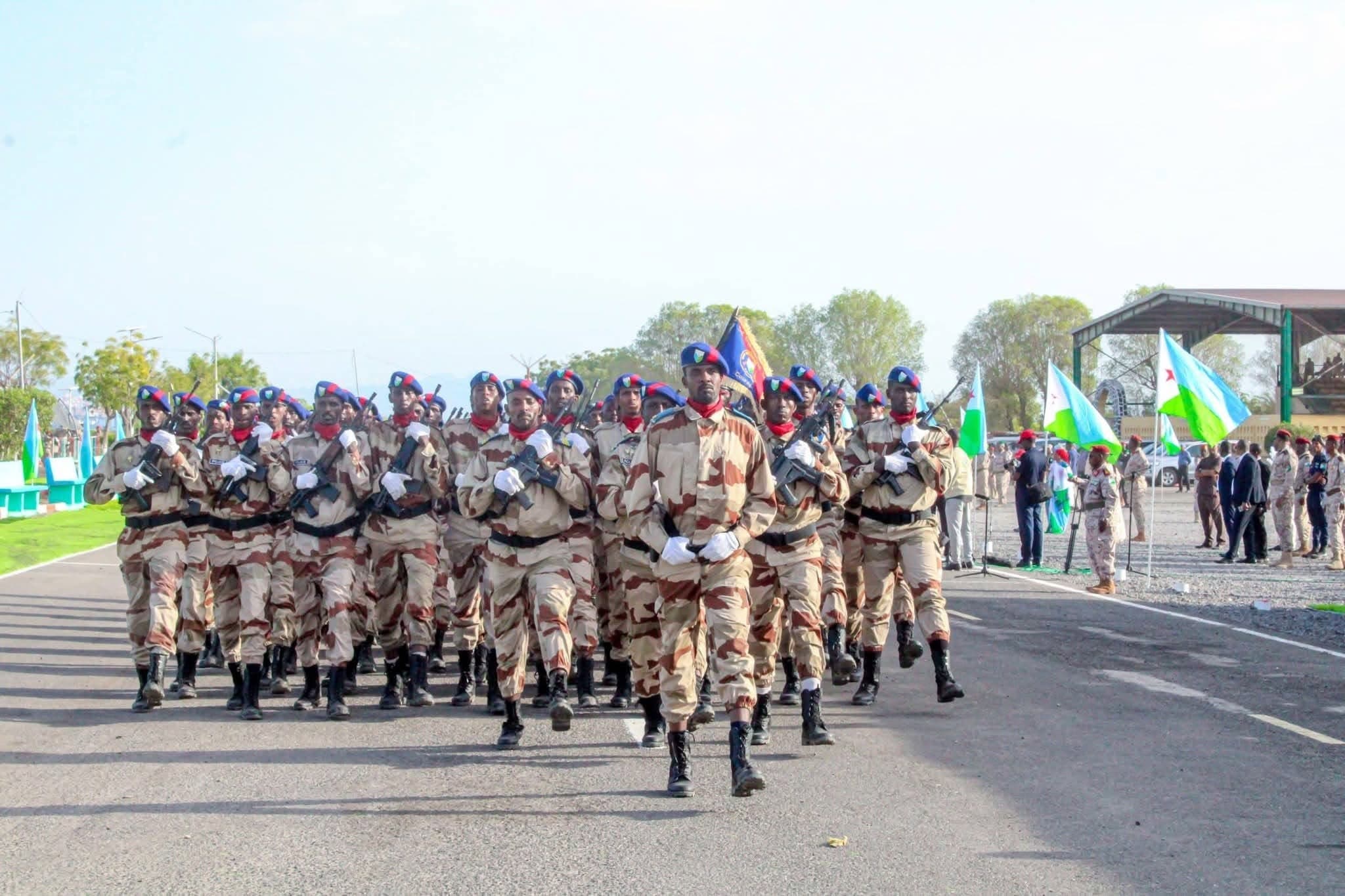 القوات المسلحة الجيبوتية تحتفي بمرور 49 عاماً على تأسيسها