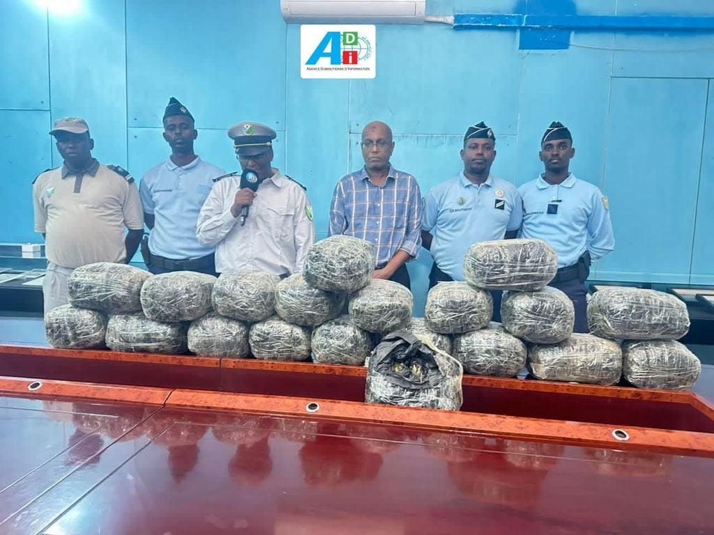 جمارك جيبوتي تضبط 30 كيلوغرامًا من القنّب عند معبر غاليله الحدودي