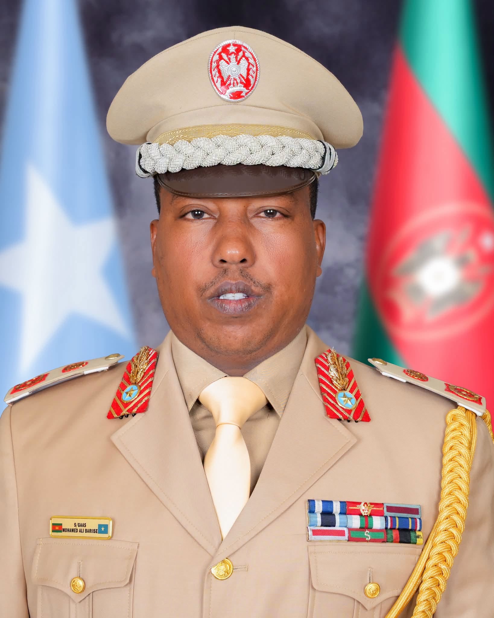 الجنرال «محمد علي بريسي» يتسلم مهام رئاسة أركان الجيش الصومالي