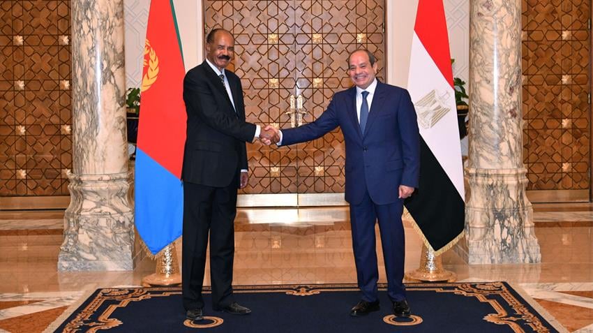 السيسي وأفورقي يبحثان أمن القرن الإفريقي والبحر الأحمر