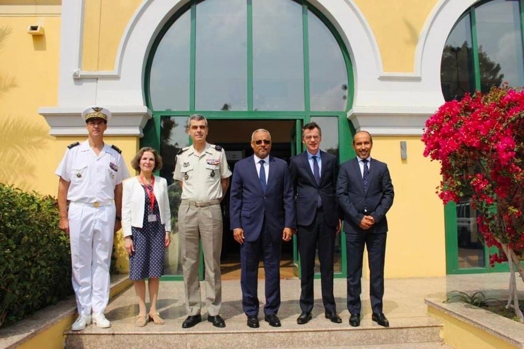 وزير خارجية جيبوتي يستقبل وفد معهد الدفاع الوطني الفرنسي
