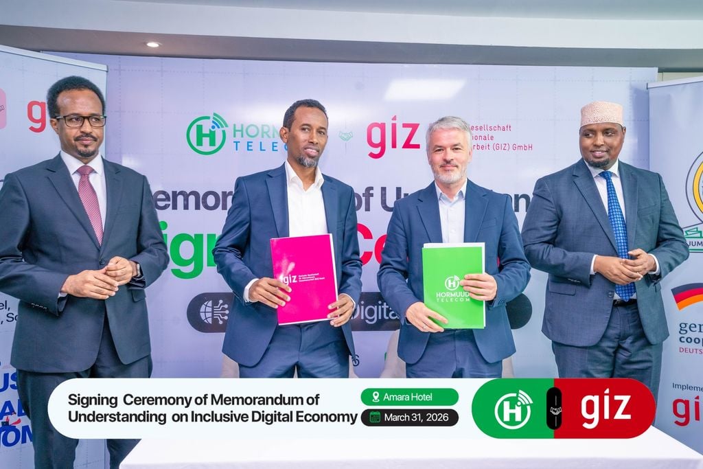 هرمود للاتصالات وGIZ توقّعان مذكرة تفاهم لتعزيز الاقتصاد الرقمي في الصومال