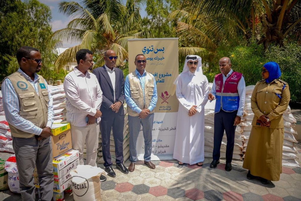 قطر الخيرية تطلق مشروع مساعدات غذائية لـ6,000 أسرة صومالية