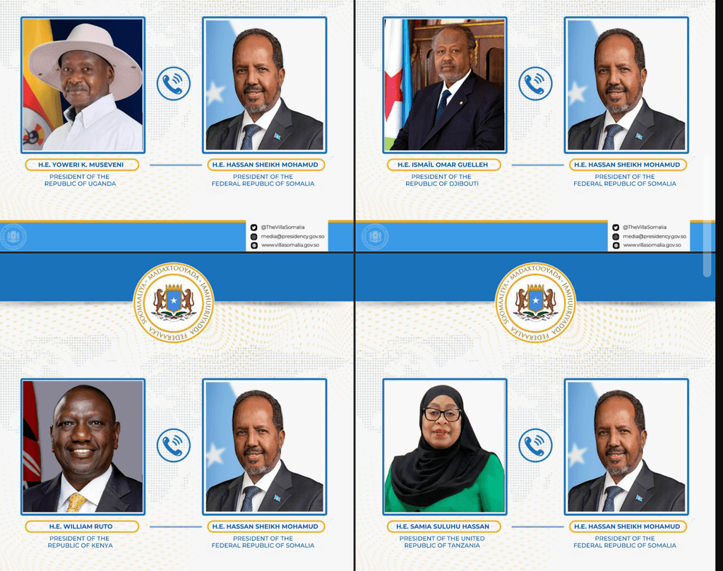 الرئيس الصومالي يجري مشاورات إقليمية عاجلة بشأن اعتراف إسرائيل بصوماليلاند