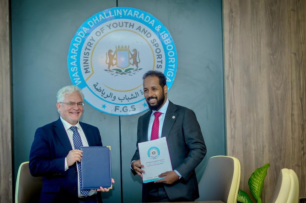 وزارة الشباب الصومالية وUNDP توقعان اتفاقية تعاون لخمس سنوات